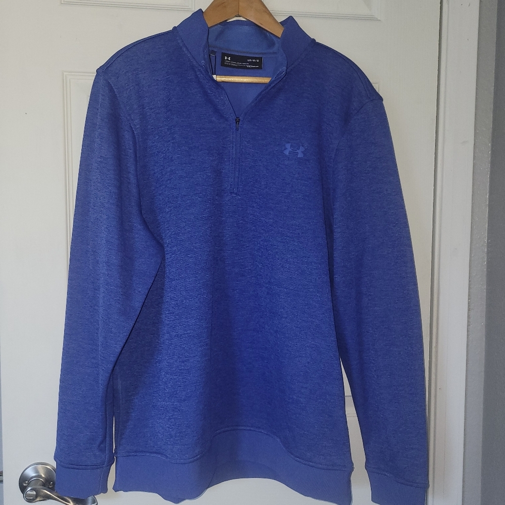 Mens UnderArmour long sleeve quarter zip top